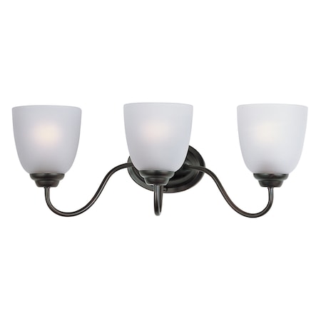 Maxim Lighting Stefan 3-Light 21.5" Wide Oil Rubbed Bronze Vanity Light 10073FTOI